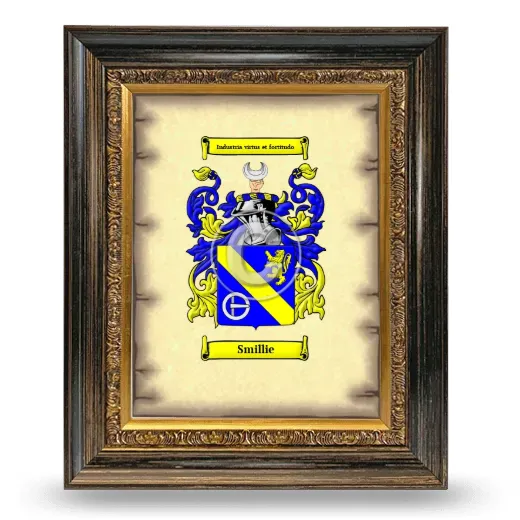 Smillie Coat of Arms Framed - Heirloom
