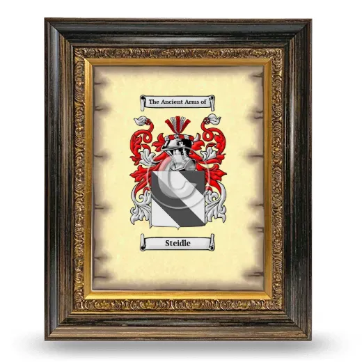 Steidle Coat of Arms Framed - Heirloom
