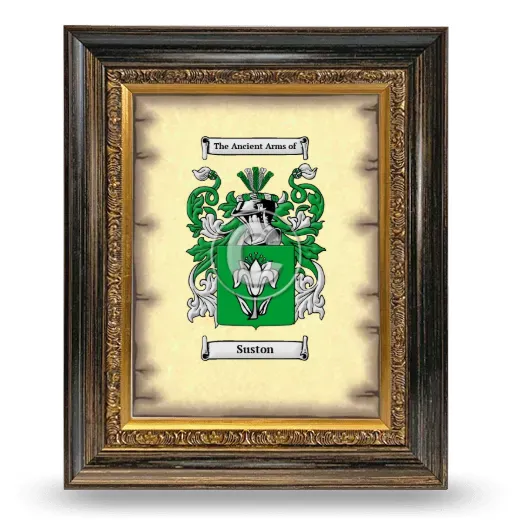 Suston Coat of Arms Framed - Heirloom