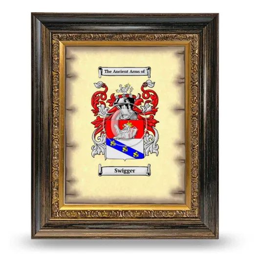 Swigger Coat of Arms Framed - Heirloom