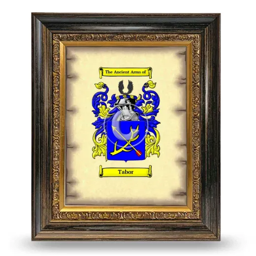 Tabor Coat of Arms Framed - Heirloom