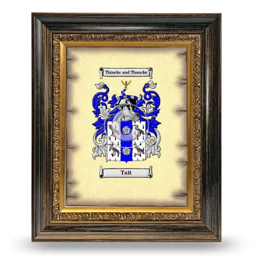 Tait Coat of Arms Framed - Heirloom
