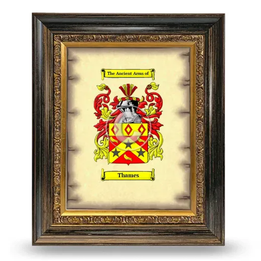 Thames Coat of Arms Framed - Heirloom