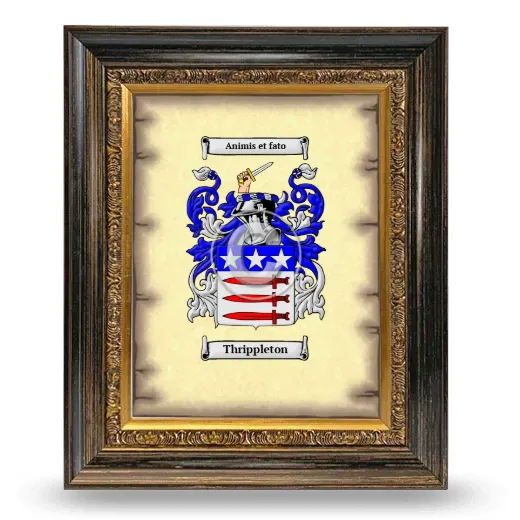 Thrippleton Coat of Arms Framed - Heirloom