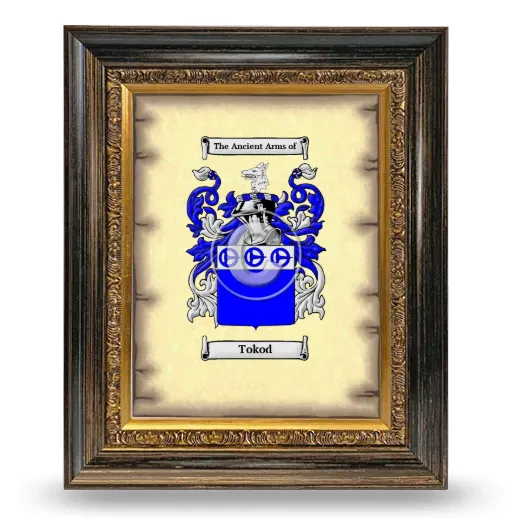 Tokod Coat of Arms Framed - Heirloom