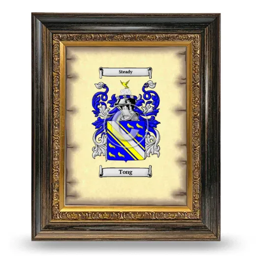 Tong Coat of Arms Framed - Heirloom