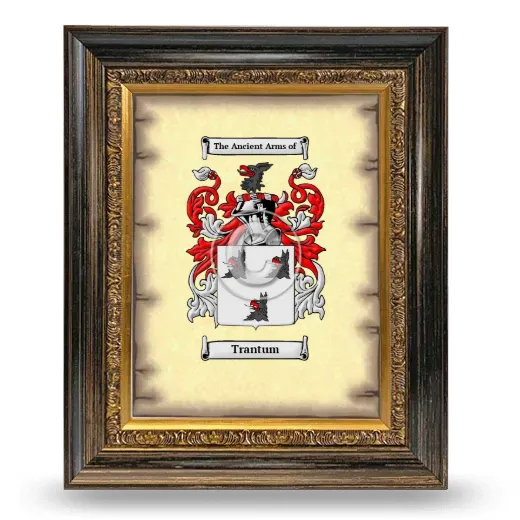 Trantum Coat of Arms Framed - Heirloom