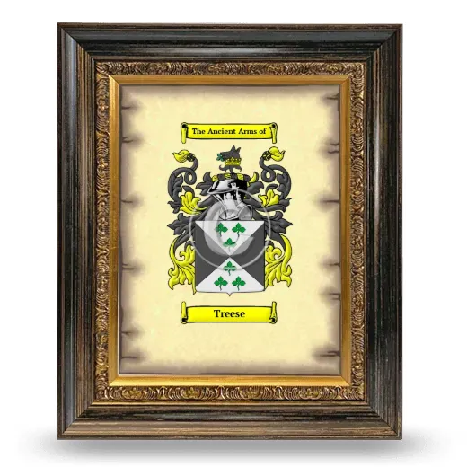 Treese Coat of Arms Framed - Heirloom