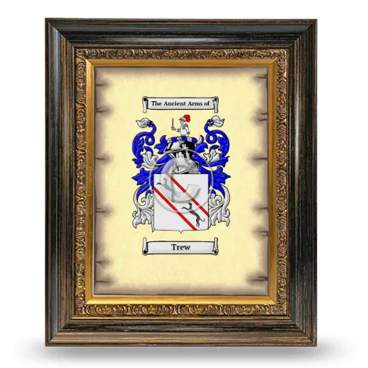 Trew Coat of Arms Framed - Heirloom