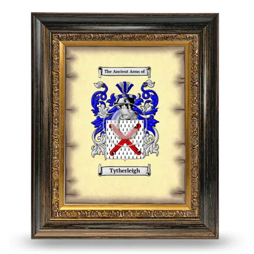 Tytherleigh Coat of Arms Framed - Heirloom