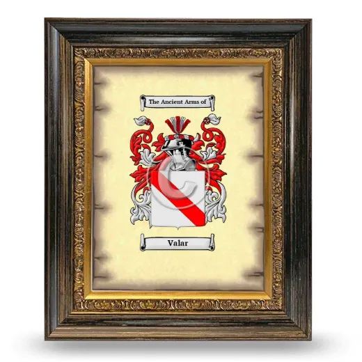 Valar Coat of Arms Framed - Heirloom