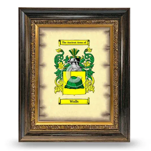 Walls Coat of Arms Framed - Heirloom