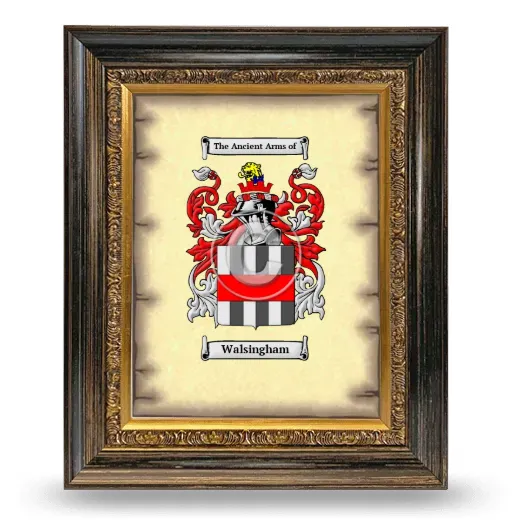 Walsingham Coat of Arms Framed - Heirloom
