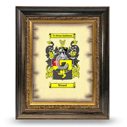 Weard Coat of Arms Framed - Heirloom