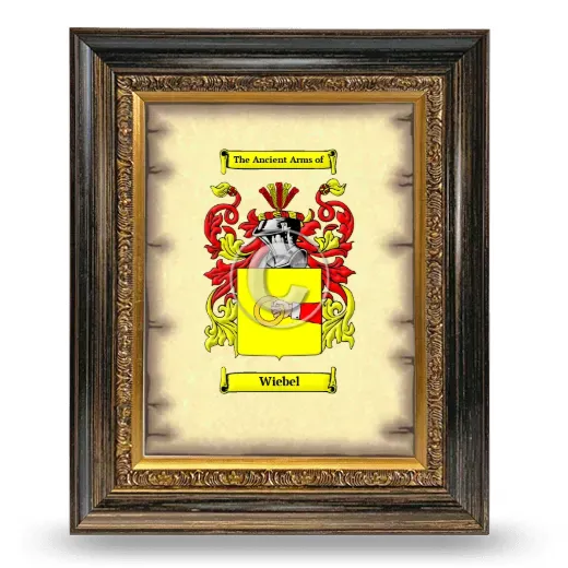 Wiebel Coat of Arms Framed - Heirloom