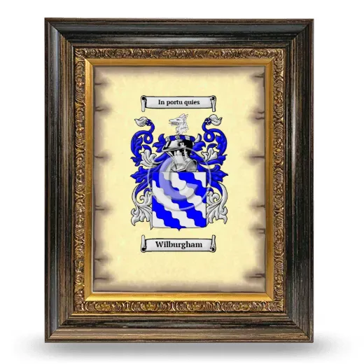 Wilburgham Coat of Arms Framed - Heirloom