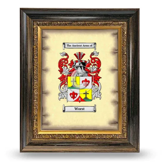 Worst Coat of Arms Framed - Heirloom