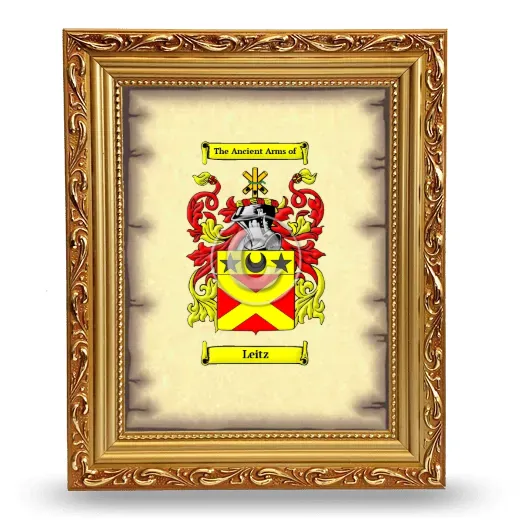 Leitz Coat of Arms Framed - Gold