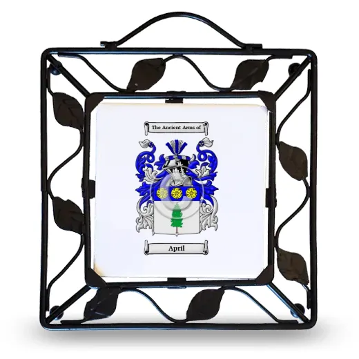 April Metal Trivet