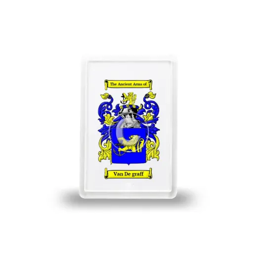 Van De graff Coat of Arms Magnet