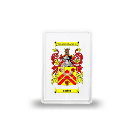 Barber Coat of Arms Magnet
