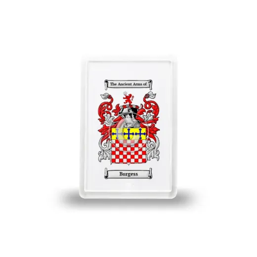 Burgess Coat of Arms Magnet