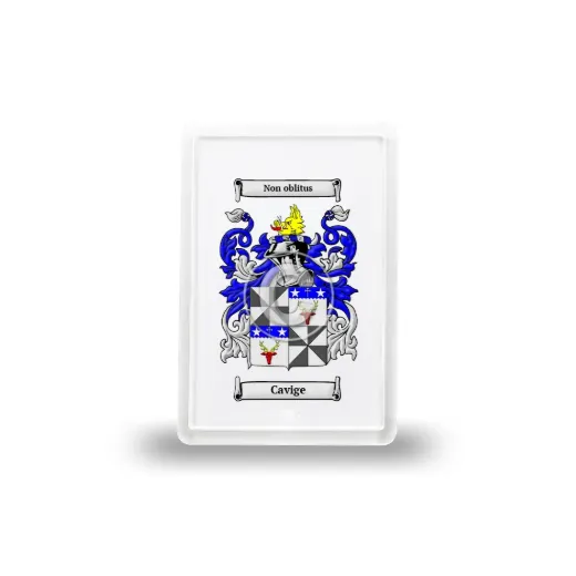 Cavige Coat of Arms Magnet