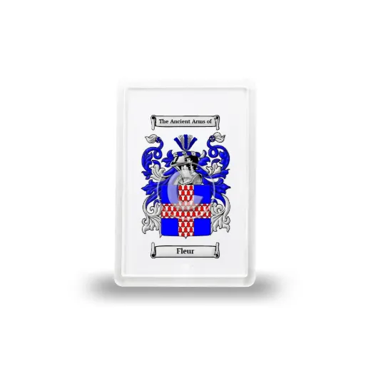 Fleur Coat of Arms Magnet