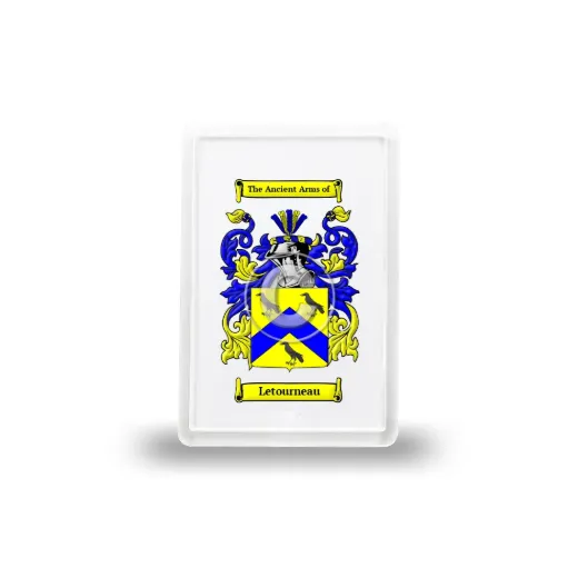Letourneau Coat of Arms Magnet
