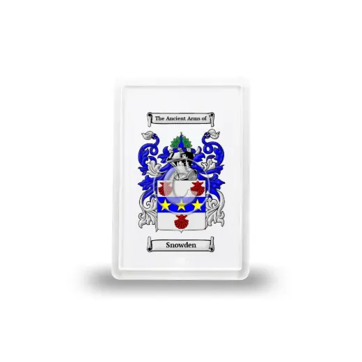 Snowden Coat of Arms Magnet