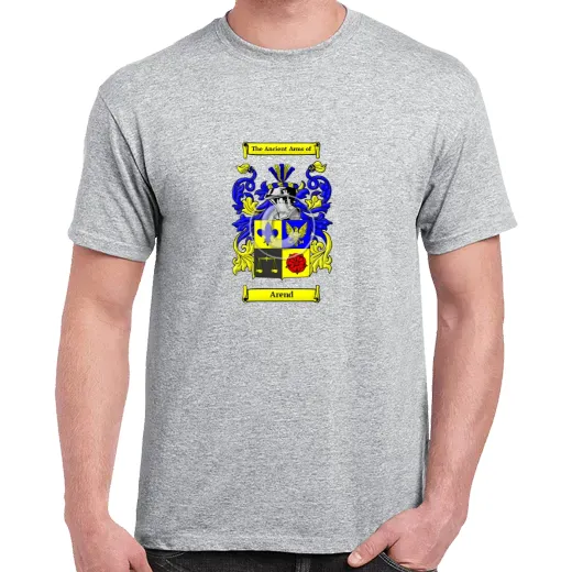 Arend Grey Coat of Arms T-Shirt