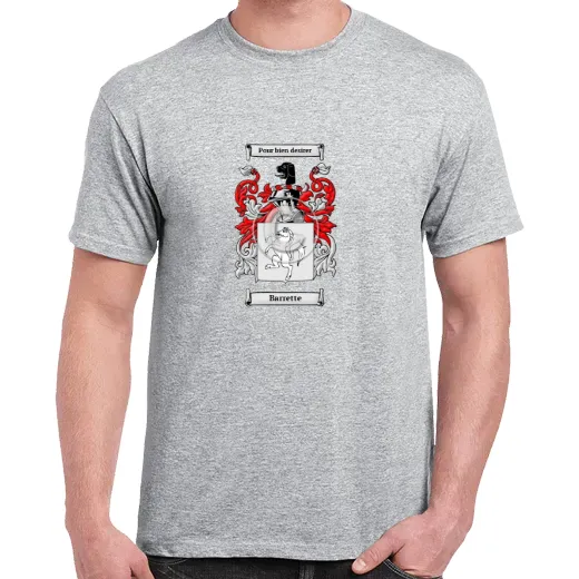 Barrette Grey Coat of Arms T-Shirt