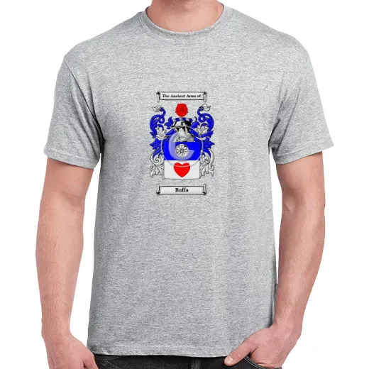 Buffa Grey Coat of Arms T-Shirt