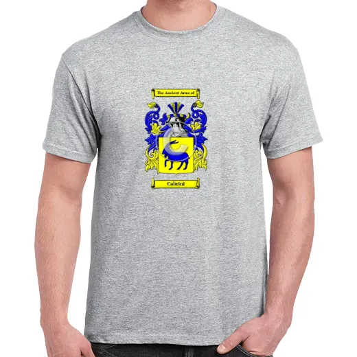 Cabrini Grey Coat of Arms T-Shirt