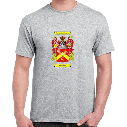 Charlon Grey Coat of Arms T-Shirt