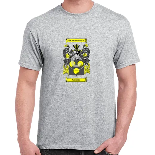 Coderre Grey Coat of Arms T-Shirt