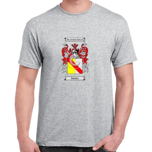 Damico Grey Coat of Arms T-Shirt