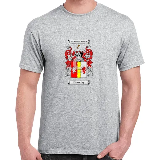 Elsworthy Grey Coat of Arms T-Shirt