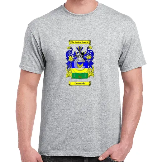 Guzzardo Grey Coat of Arms T-Shirt