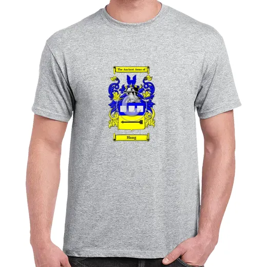 Haag Grey Coat of Arms T-Shirt