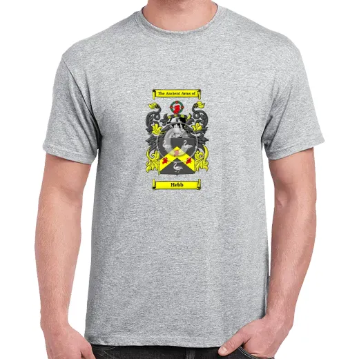 Hebb Grey Coat of Arms T-Shirt