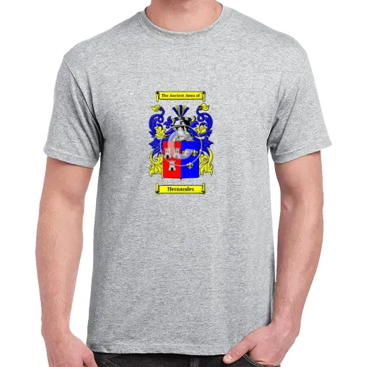 Hernandes Grey Coat of Arms T-Shirt