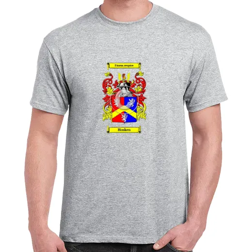 Hosken Grey Coat of Arms T-Shirt