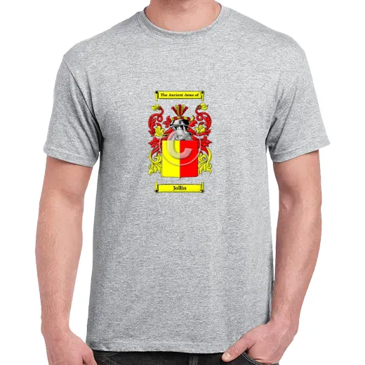 Jollin Grey Coat of Arms T-Shirt