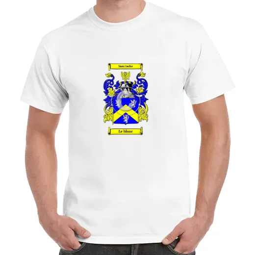 Le blanc Coat of Arms T-Shirt