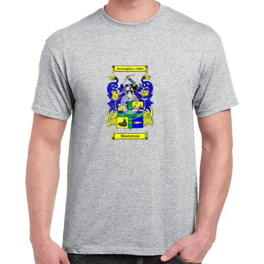 Masterson Grey Coat of Arms T-Shirt