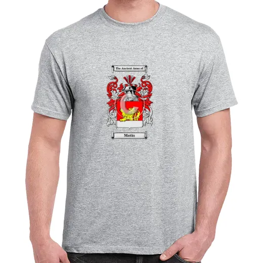 Matin Grey Coat of Arms T-Shirt
