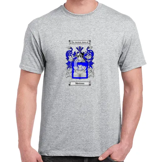 Mertens Grey Coat of Arms T-Shirt