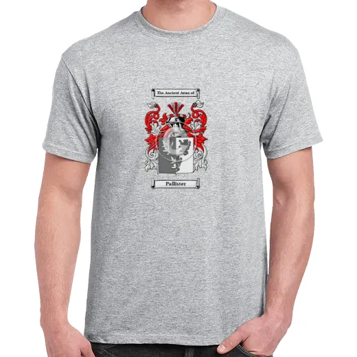 Pallister Grey Coat of Arms T-Shirt