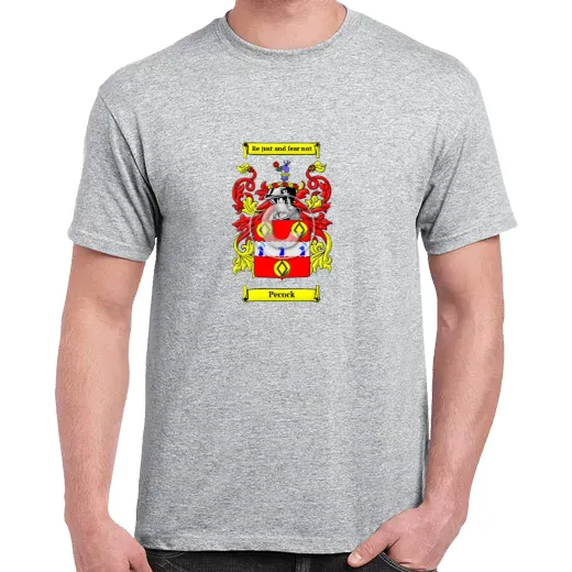 Pecock Grey Coat of Arms T-Shirt